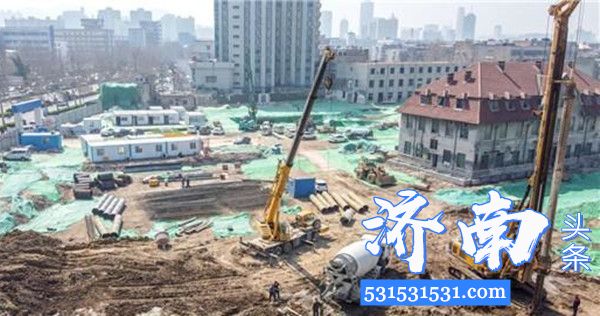 济南市百年老建筑修女楼将向东北方向进行平移保护