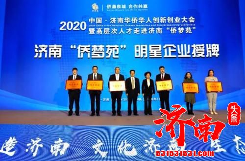 2020中国·济南华侨华人创新创业大会开幕 边祥慧出席