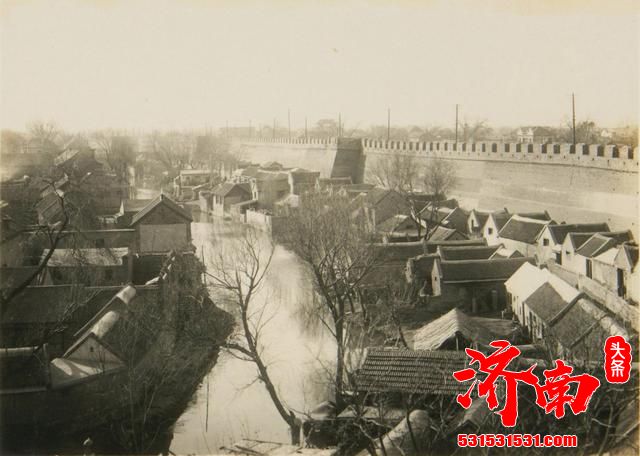 老照片：济南1929年的初春，泉城九十年前的风光人文旧貌