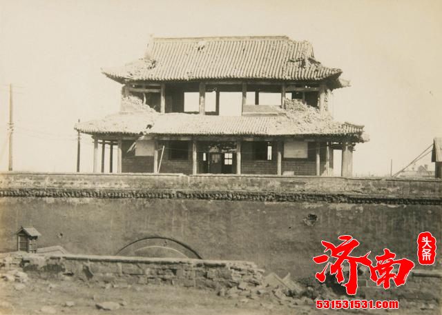 老照片：济南1929年的初春，泉城九十年前的风光人文旧貌