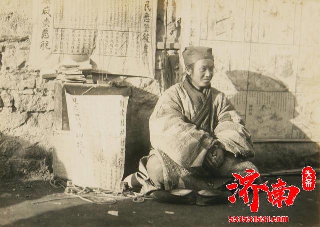 老照片：济南1929年的初春，泉城九十年前的风光人文旧貌