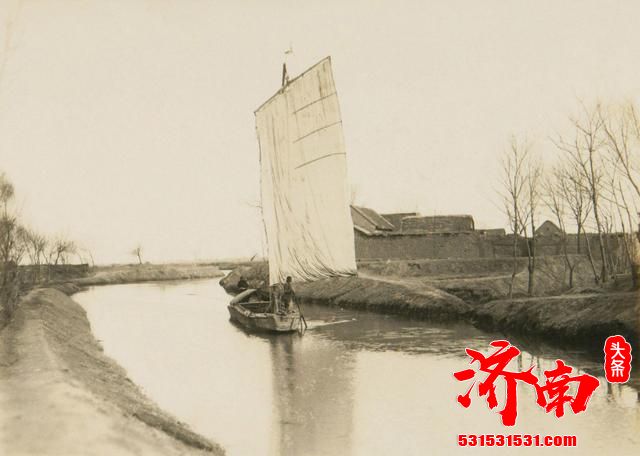 老照片：济南1929年的初春，泉城九十年前的风光人文旧貌