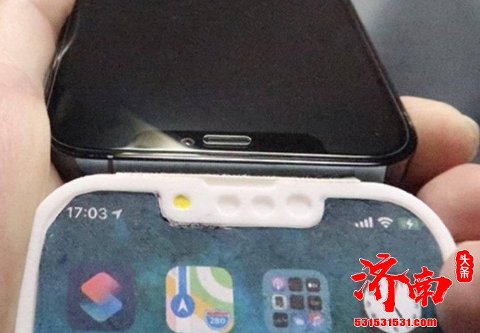 苹果 iPhone 13 Pro 模型曝光：刘海更小，自拍摄像头位置调整  