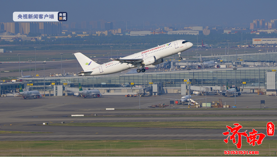 C919大飞机在浦东机场首次飞行试验圆满完成